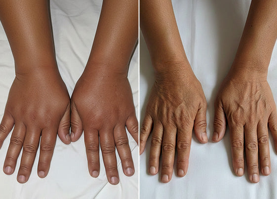 Before and after results