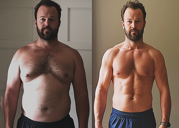 Before and after results