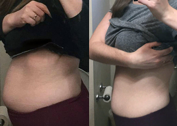 Before and after results