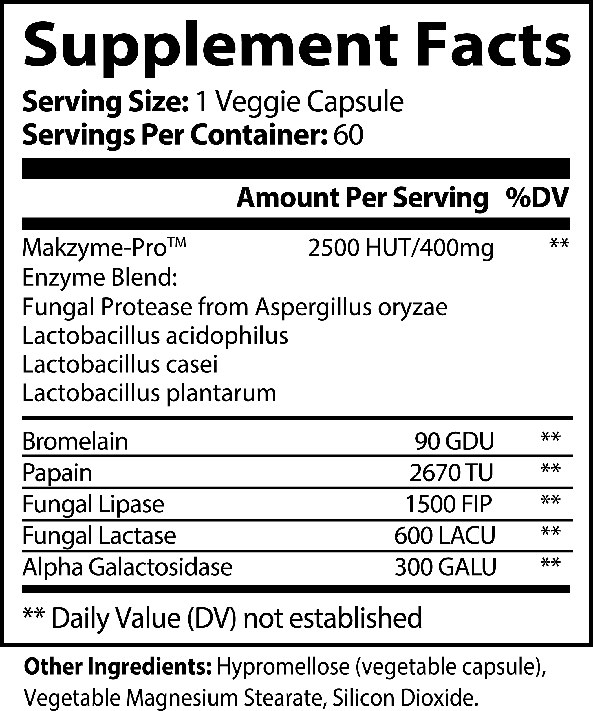 Vital Digestive Enzymes