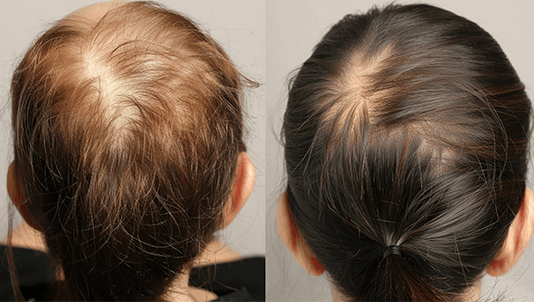 Before and after results