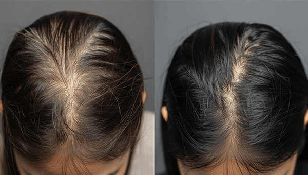 Before and after results