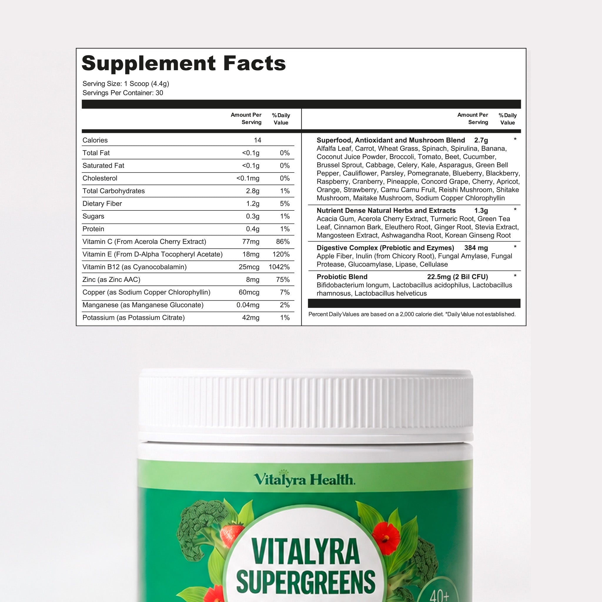 Vitalyra Liver + Supergreens
