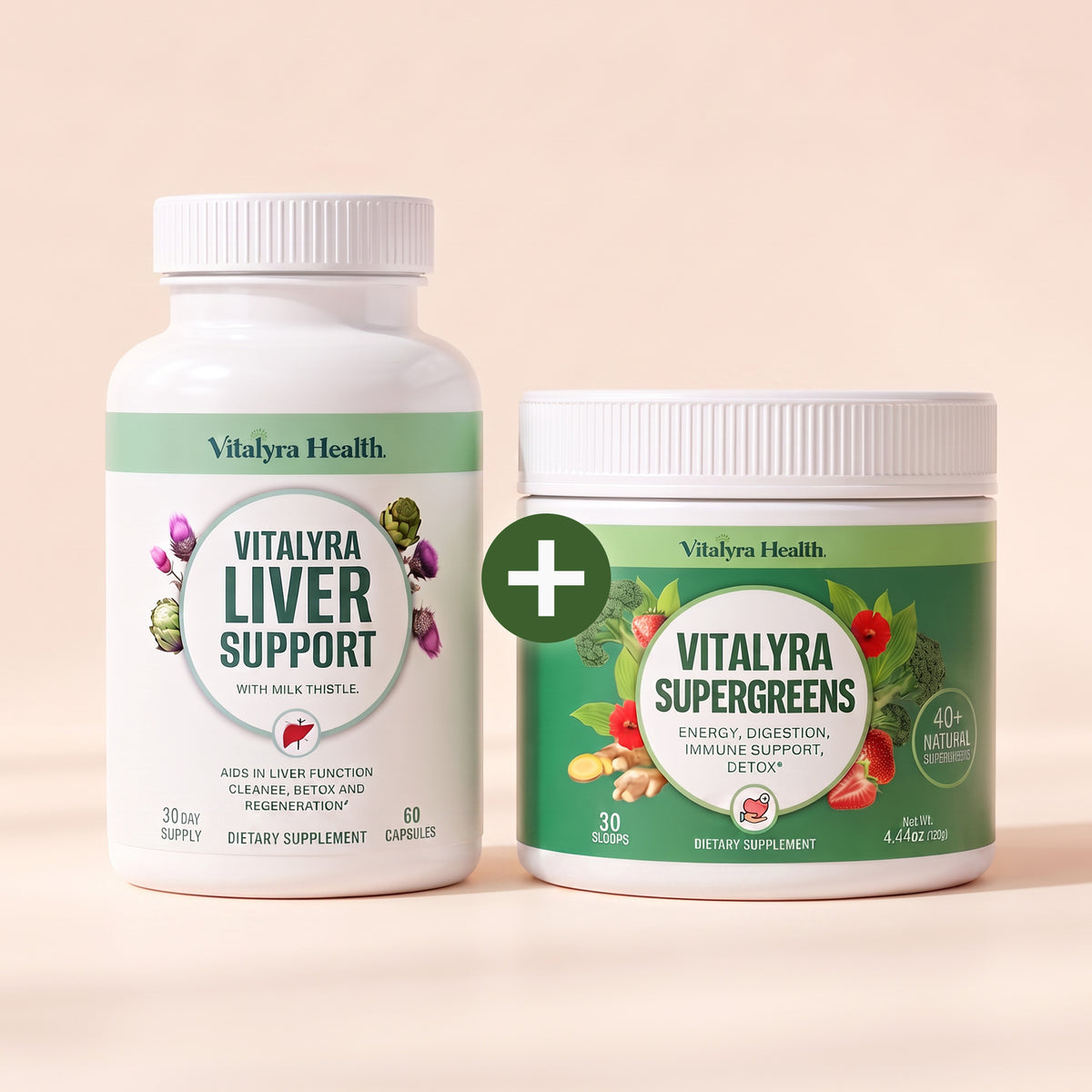 Vitalyra Liver Support + Vitalyra Supergreens