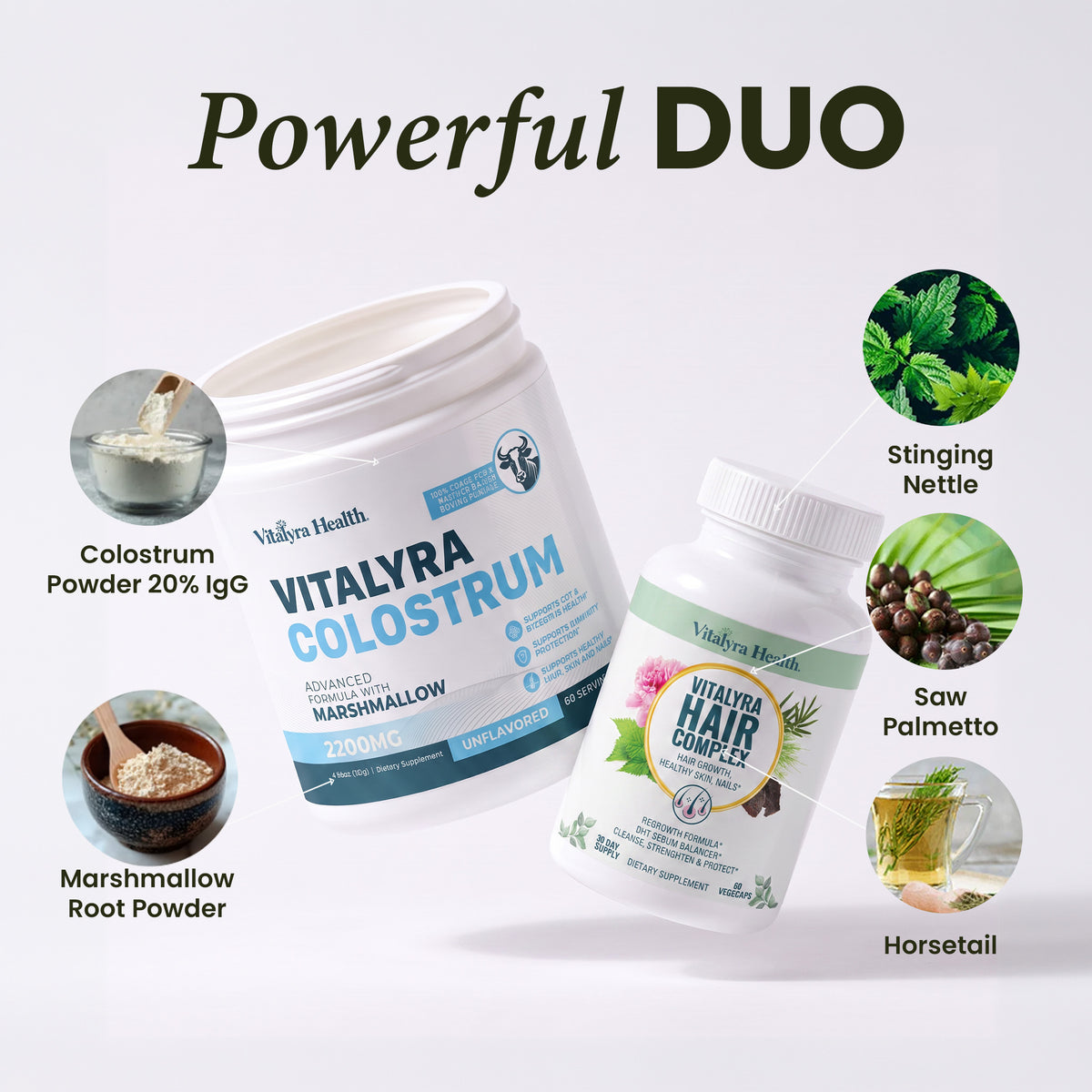 Vitalyra Hair + Colostrum