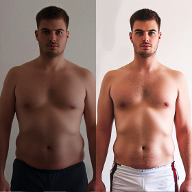 Before and after results