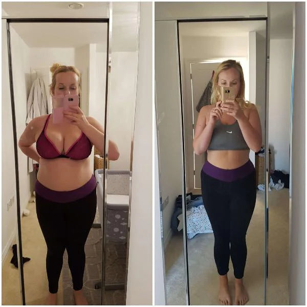 Before and after results